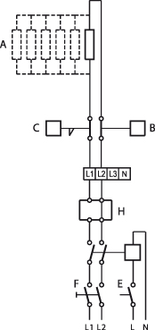 Схема подключения электрического канального нагревателя Systemair CB 160-5,0 400V/2